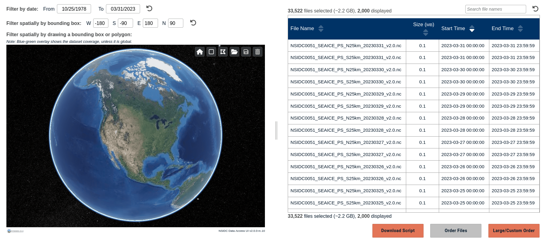 Matt Fisher NSIDC Data Access Tool